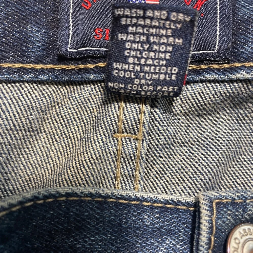 Vintage U.S. ASSN Men Relax, Fit Straight Loose Fit Jeans. Size 34W 32L $175.